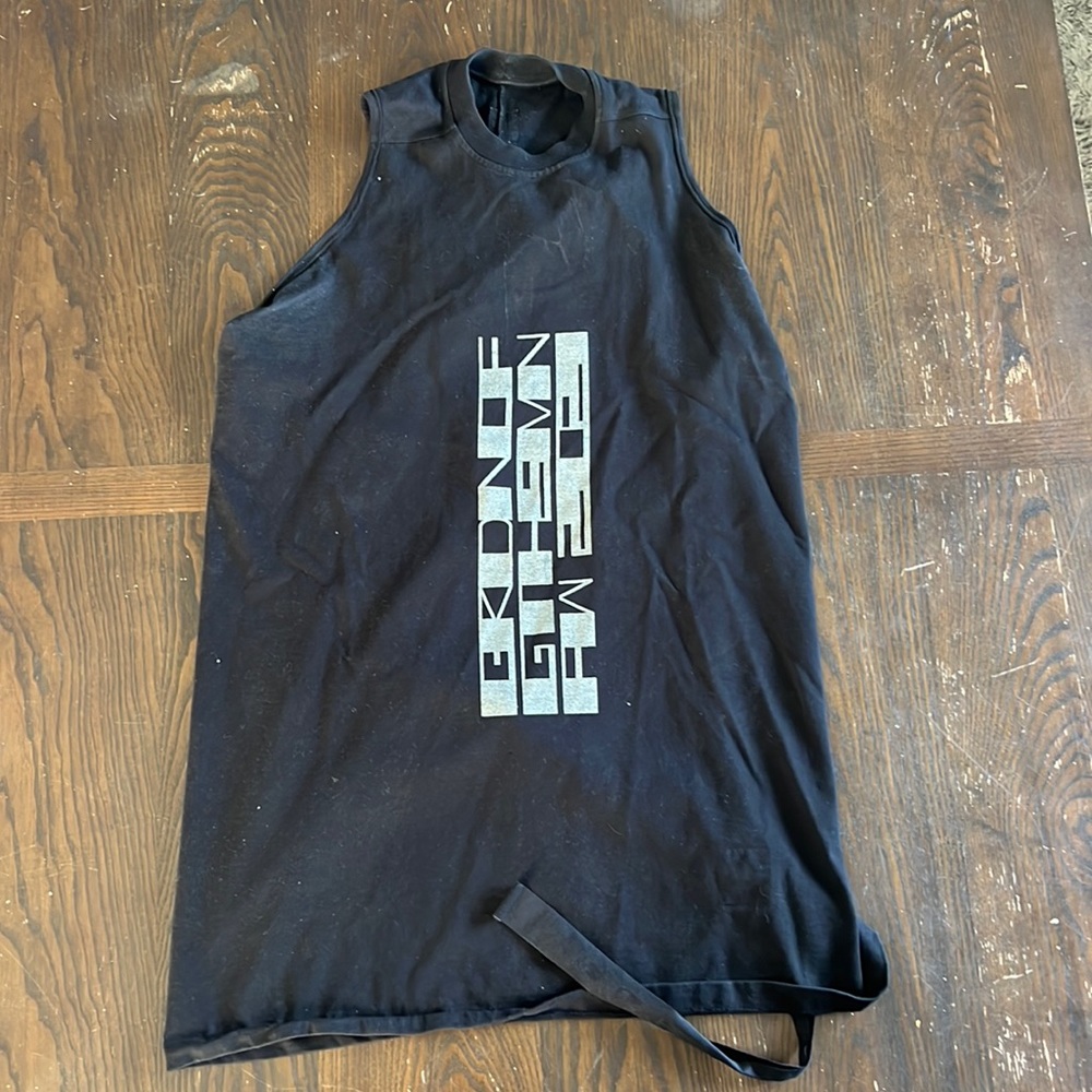 Rick Owens Drkshdow oversized tank size small